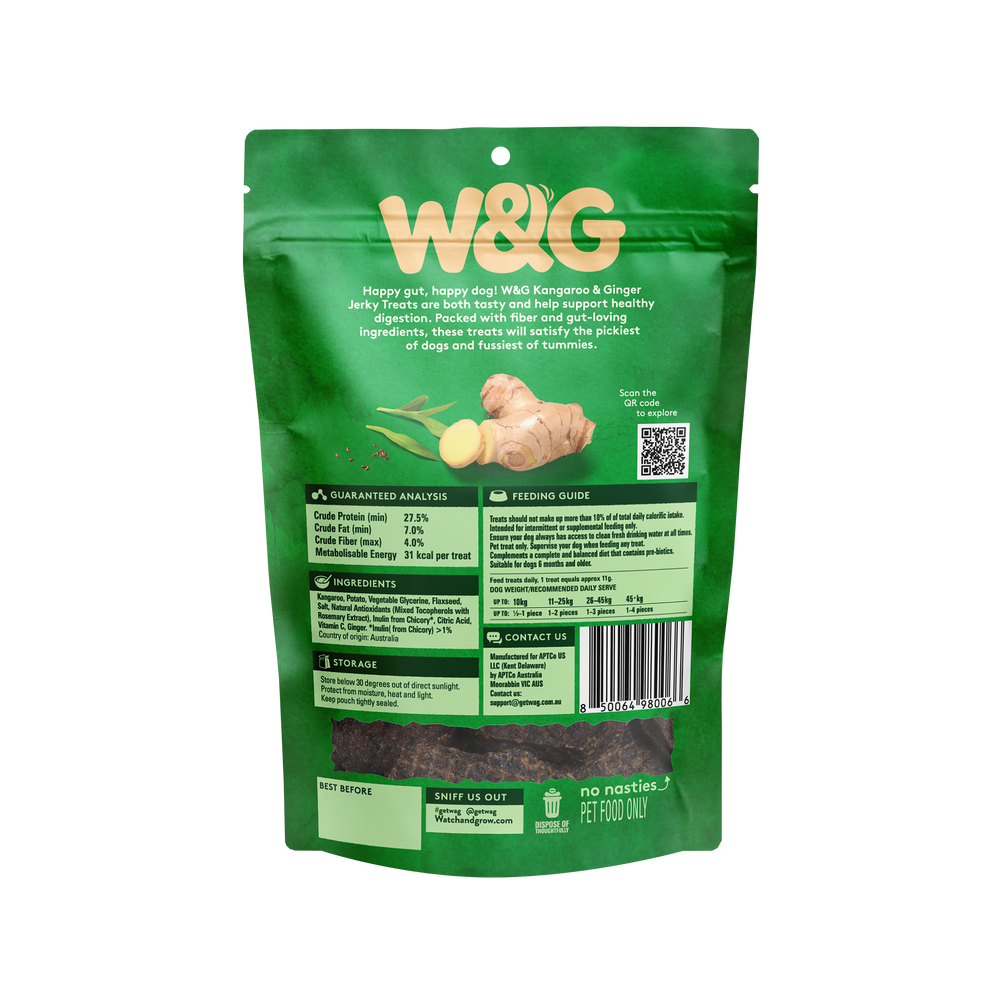 W&G Kangaroo with Ginger Jerky 3.5oz